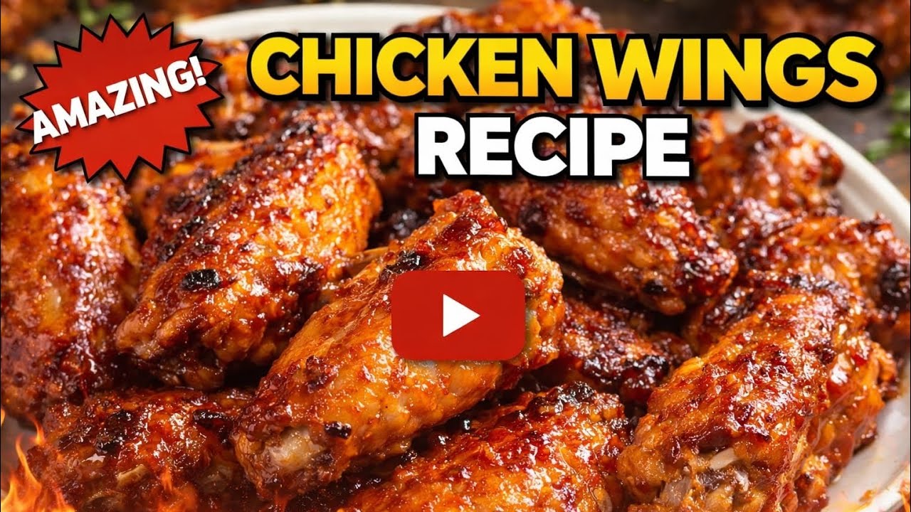 Spicy Chicken Wings Recipe | Crispy & Juicy Wings at Home | Easy Starter Recipe