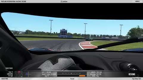 [rFactor 2] VRC GT3 Series - Portland - Pole lap - 1:09.855 - Onboard