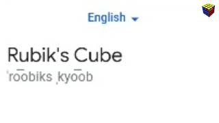 If you translate Rubik's cube to other languages !!!!