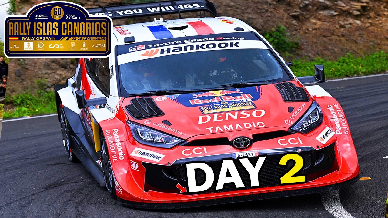 🇪🇸 WRC Rally Islas Canarias 2026 | Day 2 - Friday Highlights 💥 Actions & More