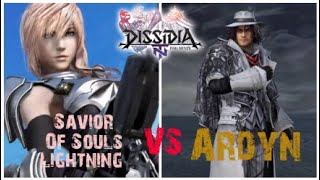 Dissidia NT Lightning VS Ardyn 1v1 match