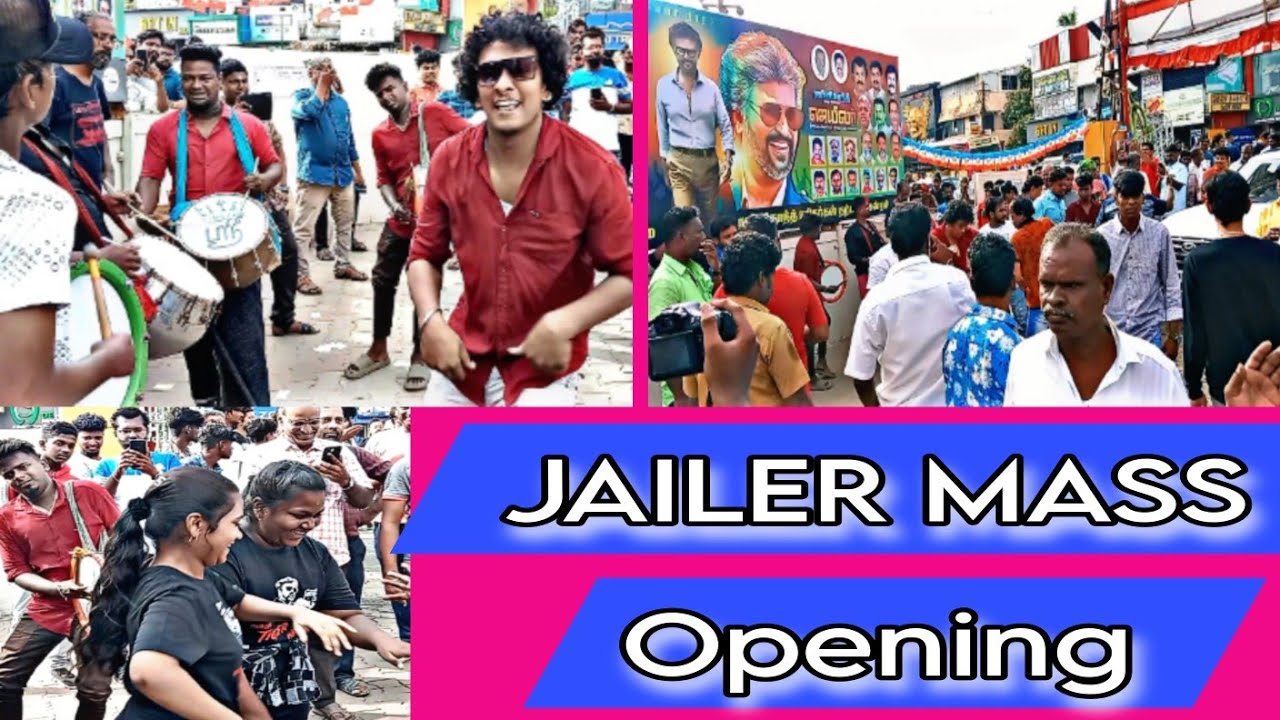 Jailer Mass Opening | Jailer Fans celebration | Jailer mass Release |Rajinikanth | Nelson |Yogi babu