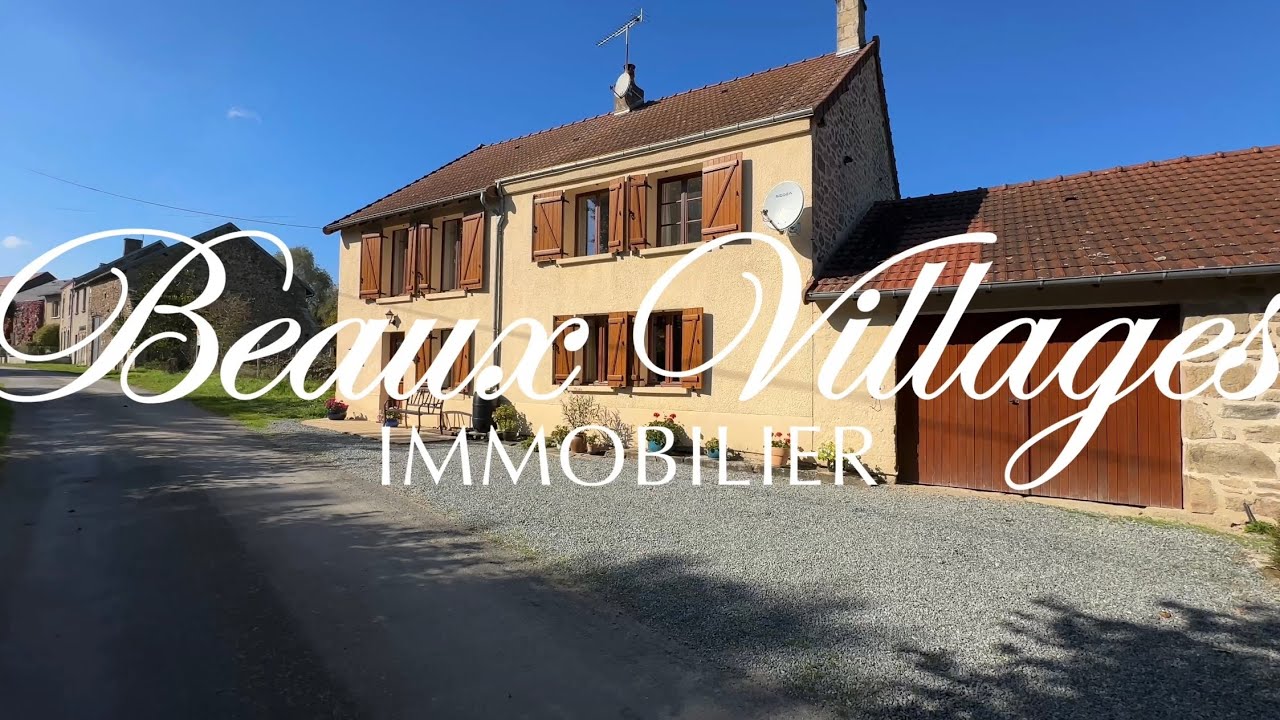 BVI83212  Charming 3-Bedroom Home near Ajain, La Creuse, France.