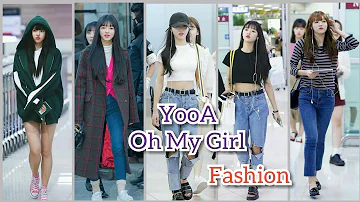 YOOA OH MY GIRL SIMPLE CASUAL FASHION STYLE