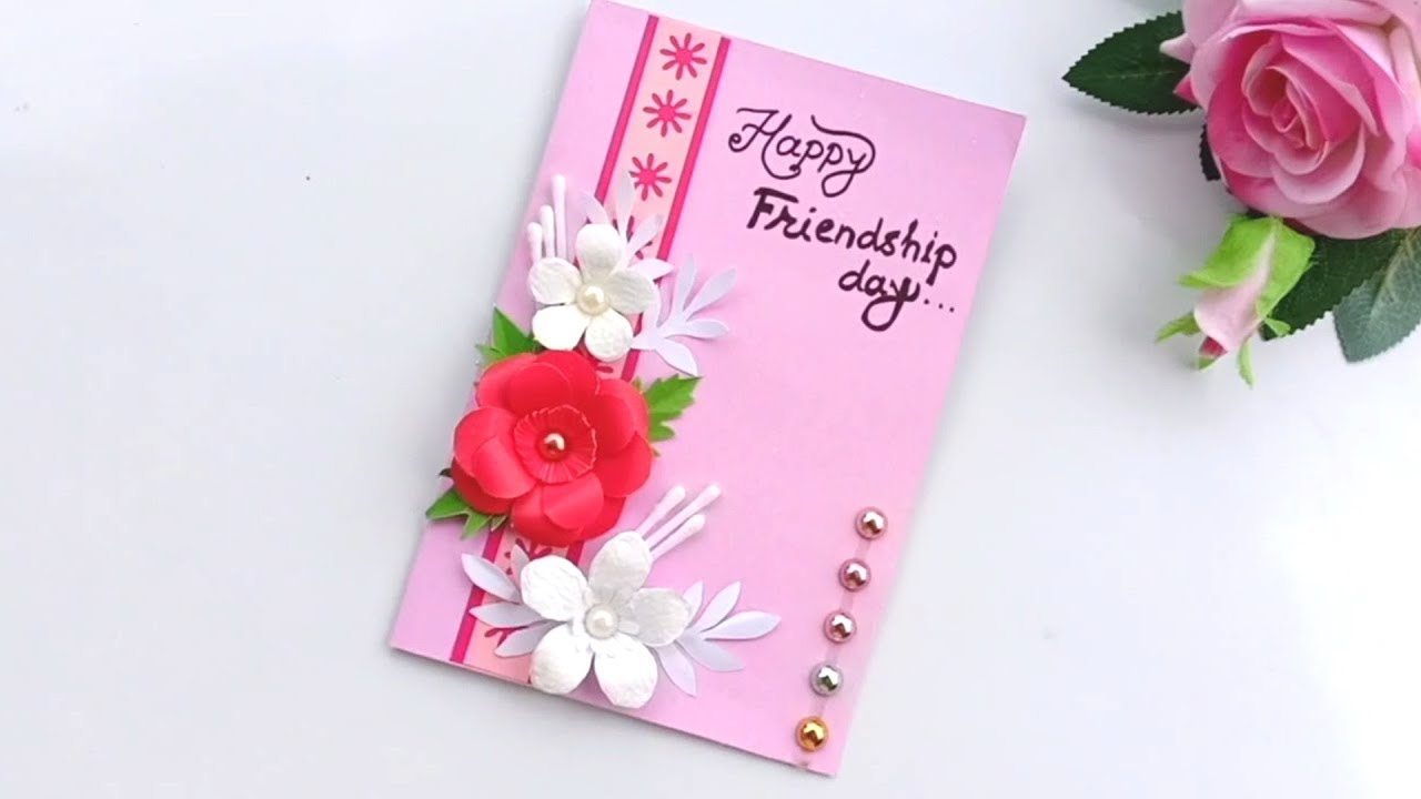 Friendship Day Card Idea | How To Make Friendship Day Card | Easy ...