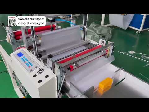 Small Automatic Heat Sealing Cold Cutting Bag Making Machine Production Operations Tool