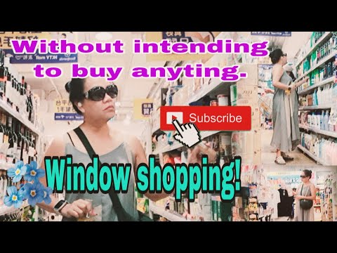 WINDOW SHOPPING AT JAPAN HOME'S FOR SPENDING TIME WHILE REST. HONGKONG
