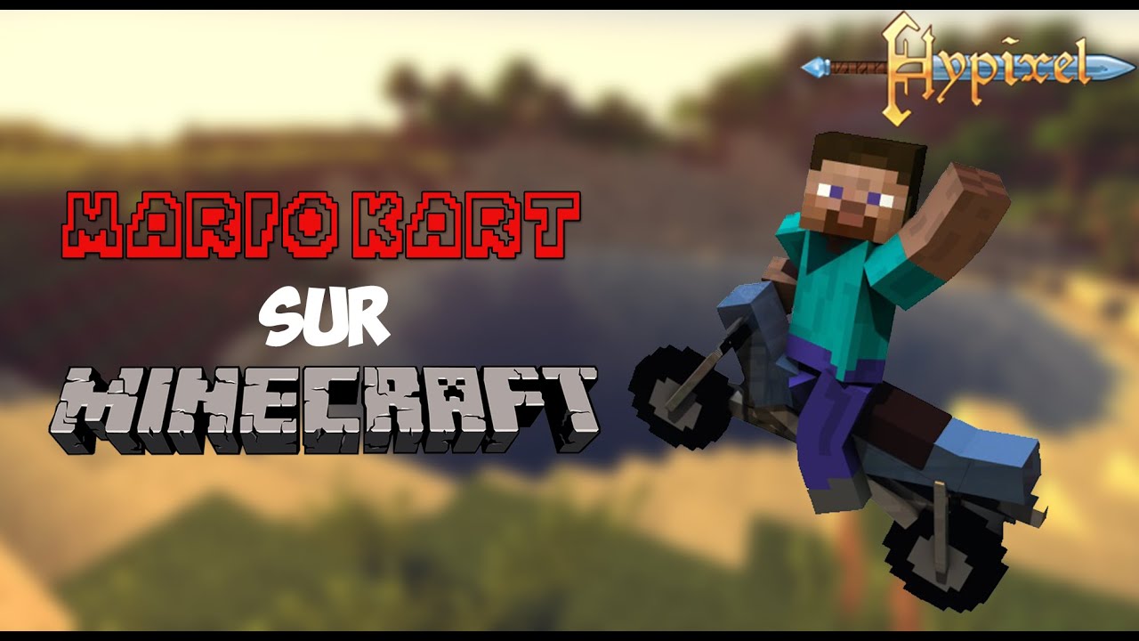 MARIO KART SUR MINECRAFT ?!?! -Turbo Kart Hypixel - YouTube