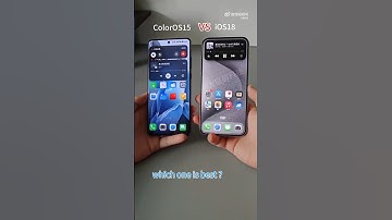 iOS 18 vs ColorOS 15 🤯 Who Wins ? #shorts #clouros15 #ios18 #vs #tech #comprison #smartphone