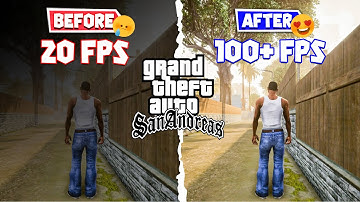 GTA San Andreas Graphics Mods LAG Fix🔥(Complete Guide) For Low End PC | 2 GB RAM!