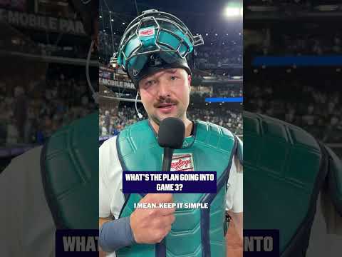 Cal Raleigh and the Mariners fought hard in their Game 2 victory! #ALDS 🔱