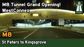 M8 Tunnel (New M5) Opening Night footage! Driving Sydney's new WestConnex M8 in both directions