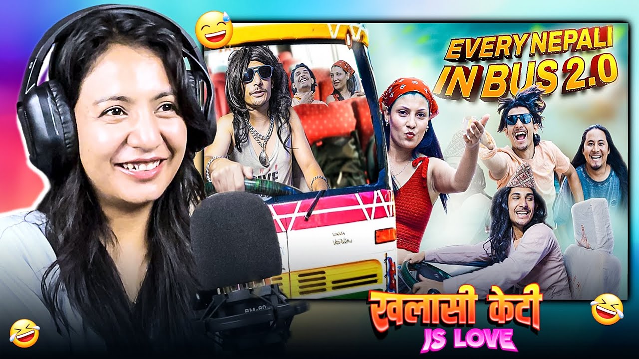Reacting to Nepali in Bus Part 2 by @Ganesh_GD