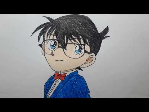 Video Cách vẽ conan đáng yêu/thám tử lừng danh shinichi... - youtube