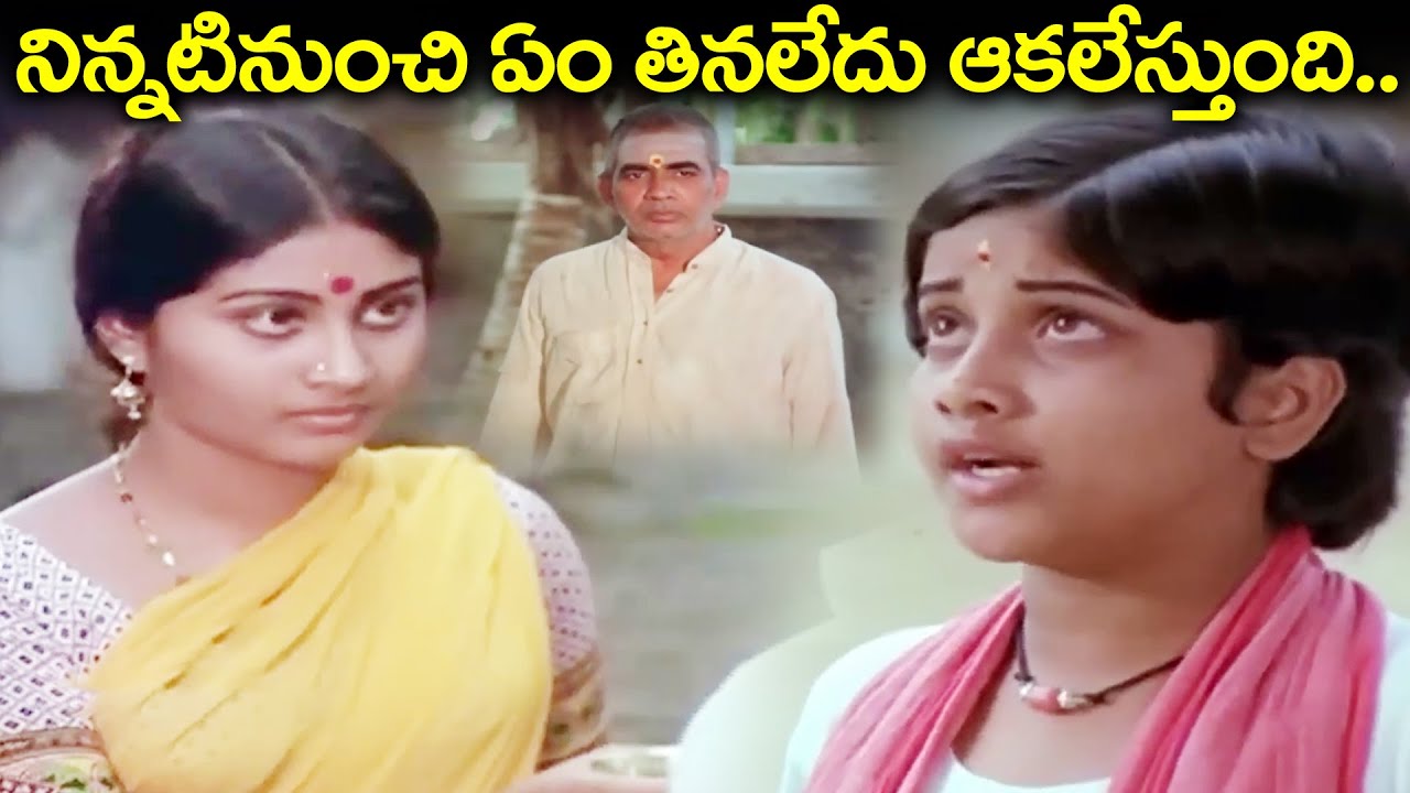 నిన్నటినుంచి ఏం తినలేదు ఆకలేస్తుంది.. | Tulasi & Manju Bhargavi Best Super Hit Scene | Latest Movies