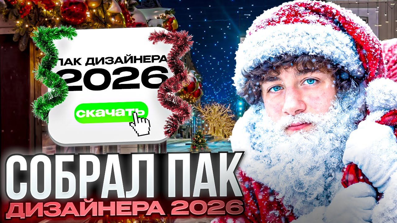 создал топовый пак дизайнера 2026!