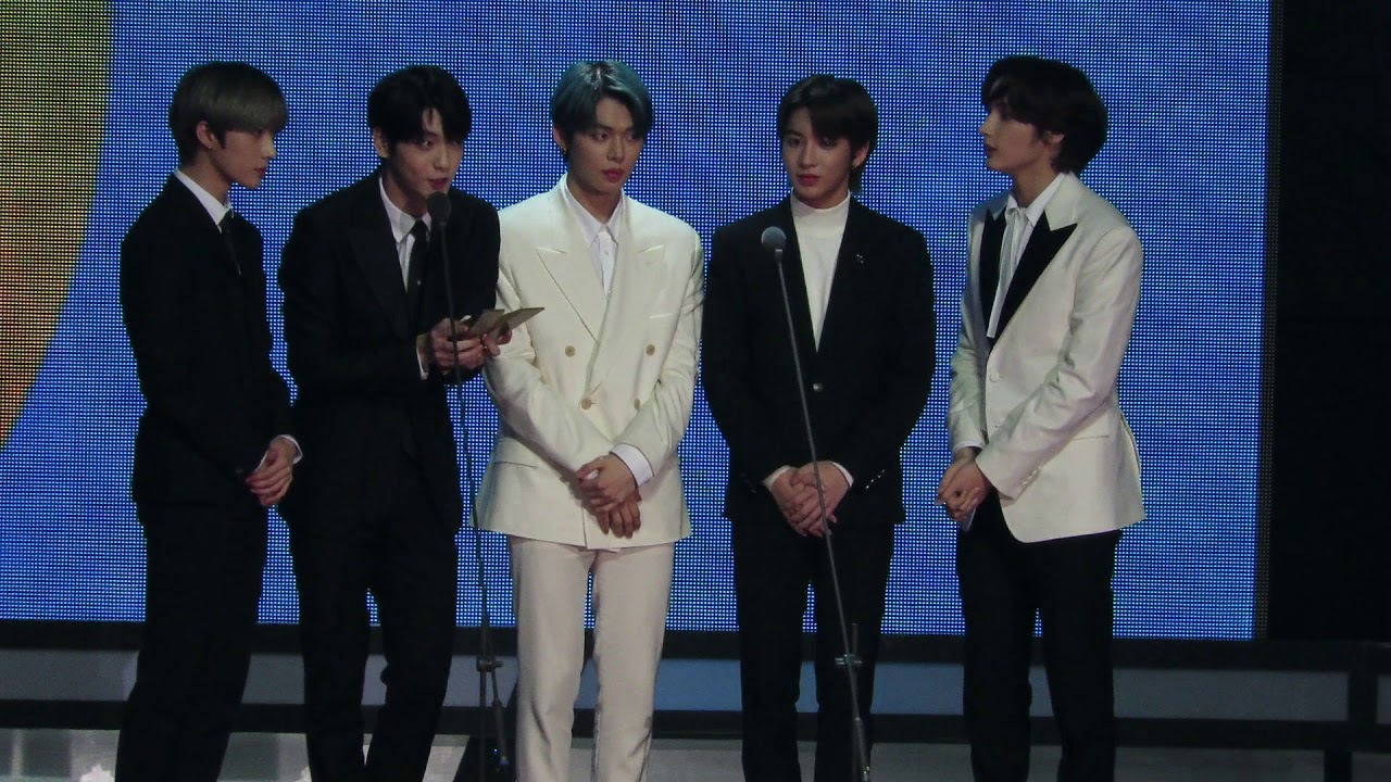 191116 브이라이브어워즈 V HEART BEAT 투모로우바이투게더(TXT) 글로벌 루키 탑5 소개 + 수상소감 Full