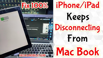 iPhone/iPad Keeps Connecting And Disconnecting From Mac Book Fixed 100%