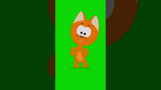 Котенок Котэ Kote Kitty Shorts for CupCut -  Попой повиляем Хромакей Green Screen
