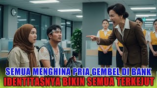 MENYESAL‼️SEMUA MENGHINA PRIA GEMBEL DI BANK, IDENTITASNYA BIKIN SEMUA TERKEJUT