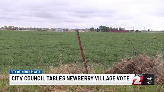 North Platte City Council tables Newberry Village housing vote