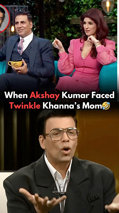 When Akshay Kumar Faced Twinkle Khanna’s Mom🤣#akshaykumar #karanjohar #hindi