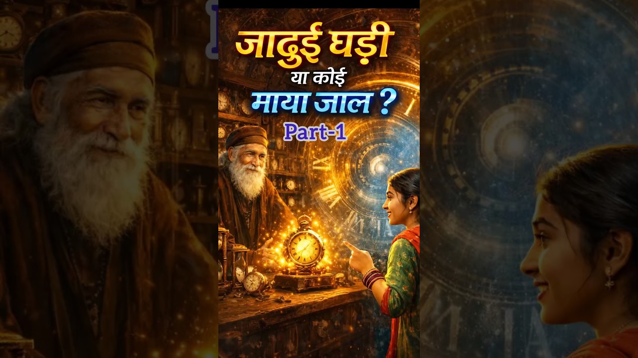जादुई घड़ी ⌚। Part 1 । magical watch। Time travel। समय यात्रा। ek jaduyi ghadi or rahasyamay gaav 🏞️