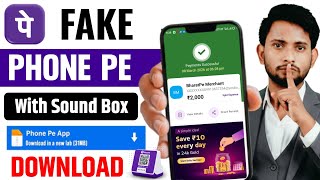Fake Phone Pe Download Kaise Kare | fake PhonePe Sounds Box Working screenshot 4