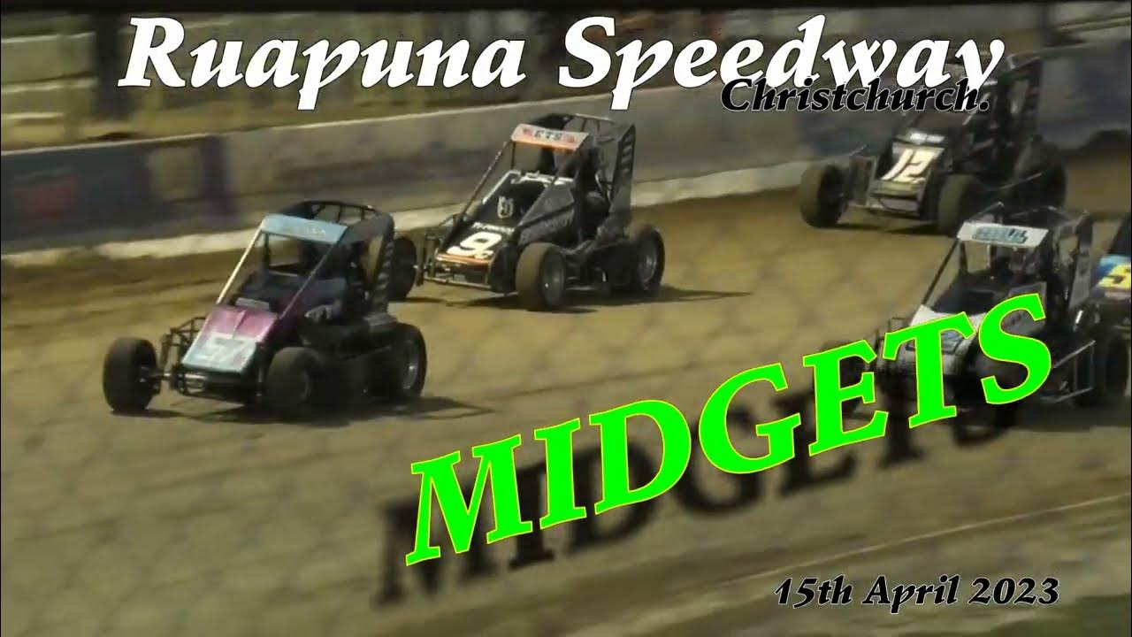 Midgets, Ruapuna Speedway. April 2023 YouTube