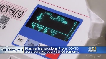 Healthwatch: Plasma Transfusions From COVID-19 Survivors Helped 76% Of Patients