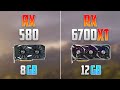 Rx 580 vs rx 6700 xt  how big is the difference