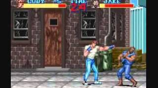 Final Fight Stage 1 Cody Playthrough + Intro