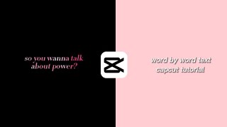 Word by word rainbow text on capcut tutorial (without having to actually type out every word)