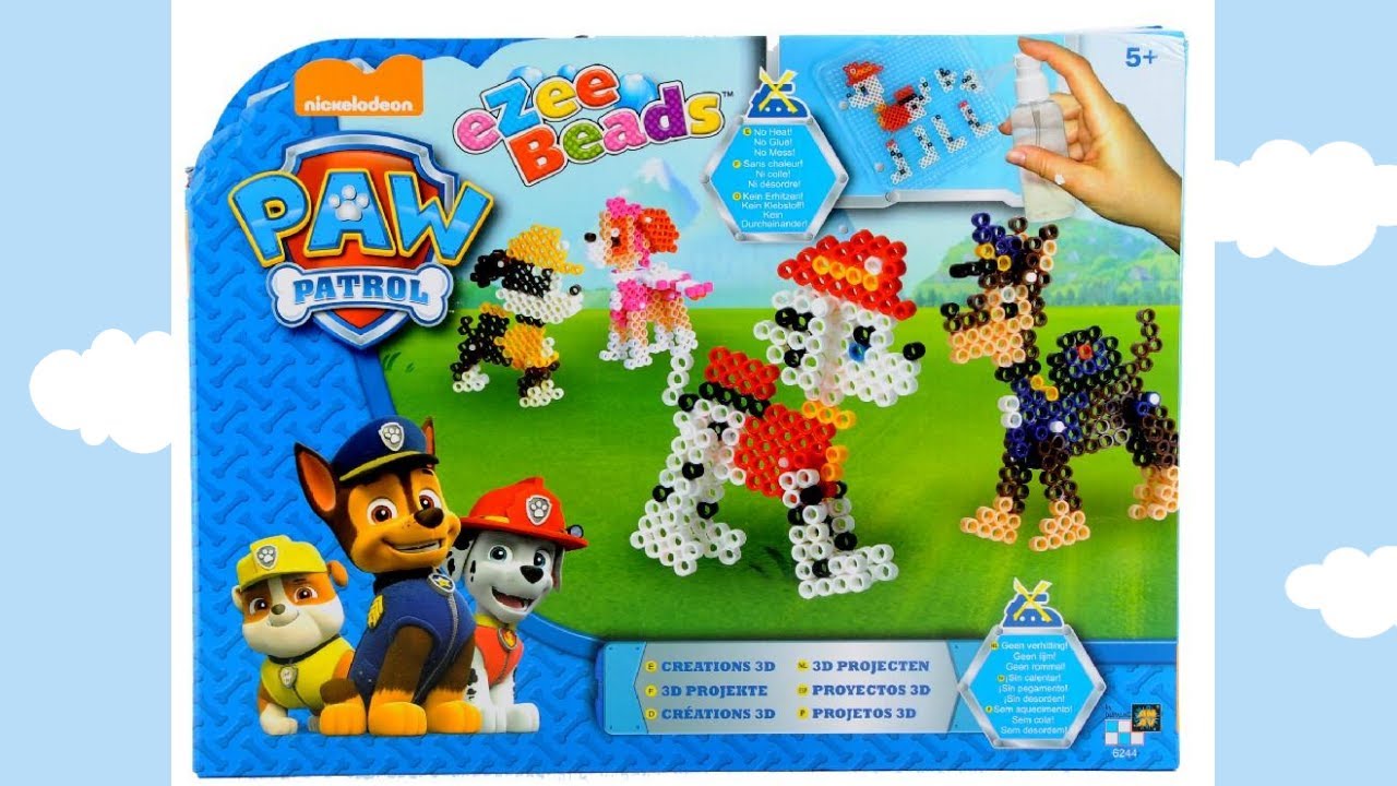 🐶 eZee Beads - Paw Patrol 3D Creation 汪汪隊立大功 3D水串珠創意模型玩具