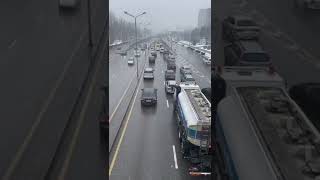 Любимый Город Алматы. Движение На Улицах. 12 Февраля 2022.