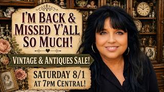 SATURDAY NIGHT LIVE SALE WITH PAM & KELLYE  8/1/26