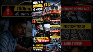 Train ke Brake Fail ho jaye toh kya hoga? 😳#shorts #train #eduworld
