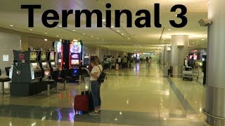 Riding Las Vegas Airport Shuttle Terminal 1 to Terminal 3 (Walking Vlog)