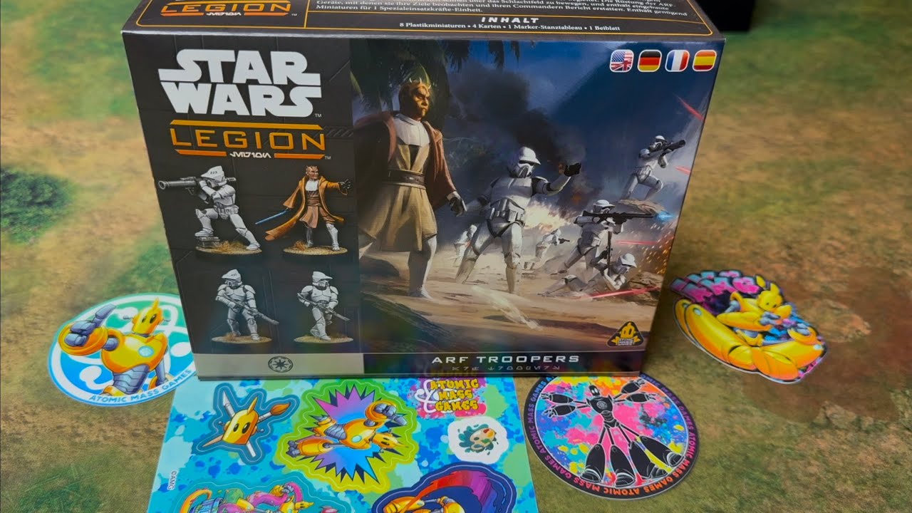 Star Wars Legion Unboxing: Arf troopers - YouTube