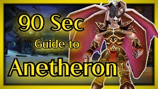 A 90 Second guide to killing Anetheron inside Mount Hyjal