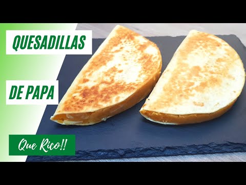 Quesadillas de Papas Crujientes | Tacos de papa con queso | Que Rico #16