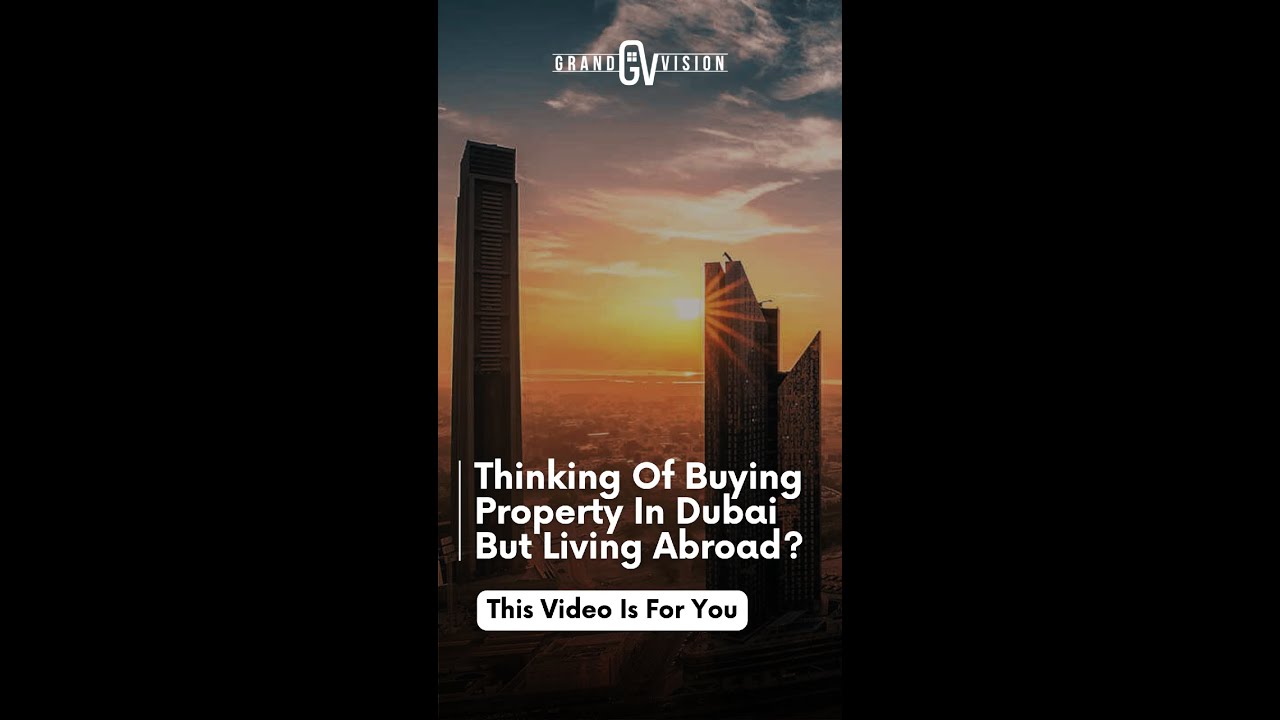 Thinking of buying property in Dubai but living abroad? This video is for you