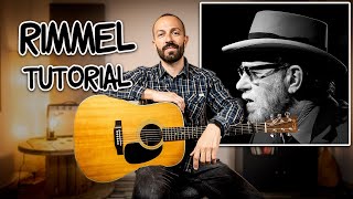 Tutorial Chitarra Canzoni Facili | De Gregori - Rimmel |