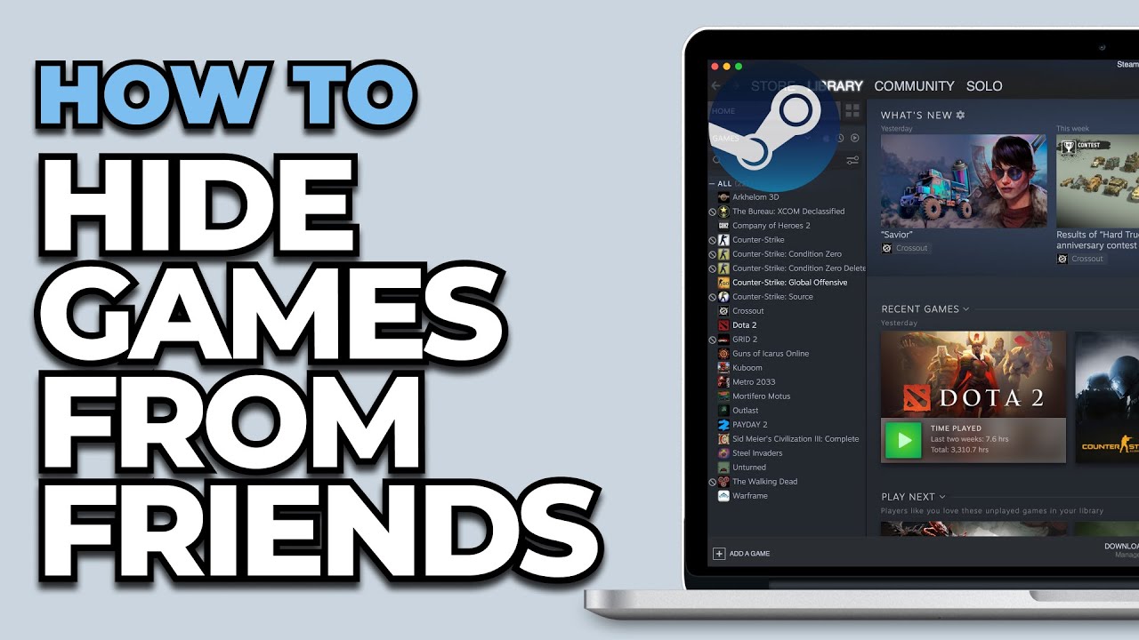 How to Hide Games on Steam from Friends - MiniTool Partition Wizard