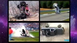 CRASHES FROM TV! OFF ROAD FLIPS! ACCIDENTS! SIDECAR CRASH! DRAG RACING FLIP!