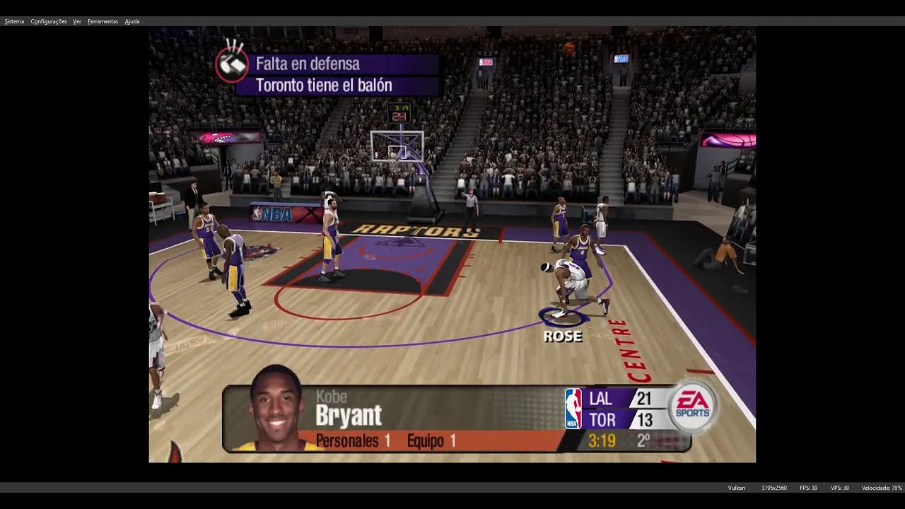 Trying NBA Live 2005!