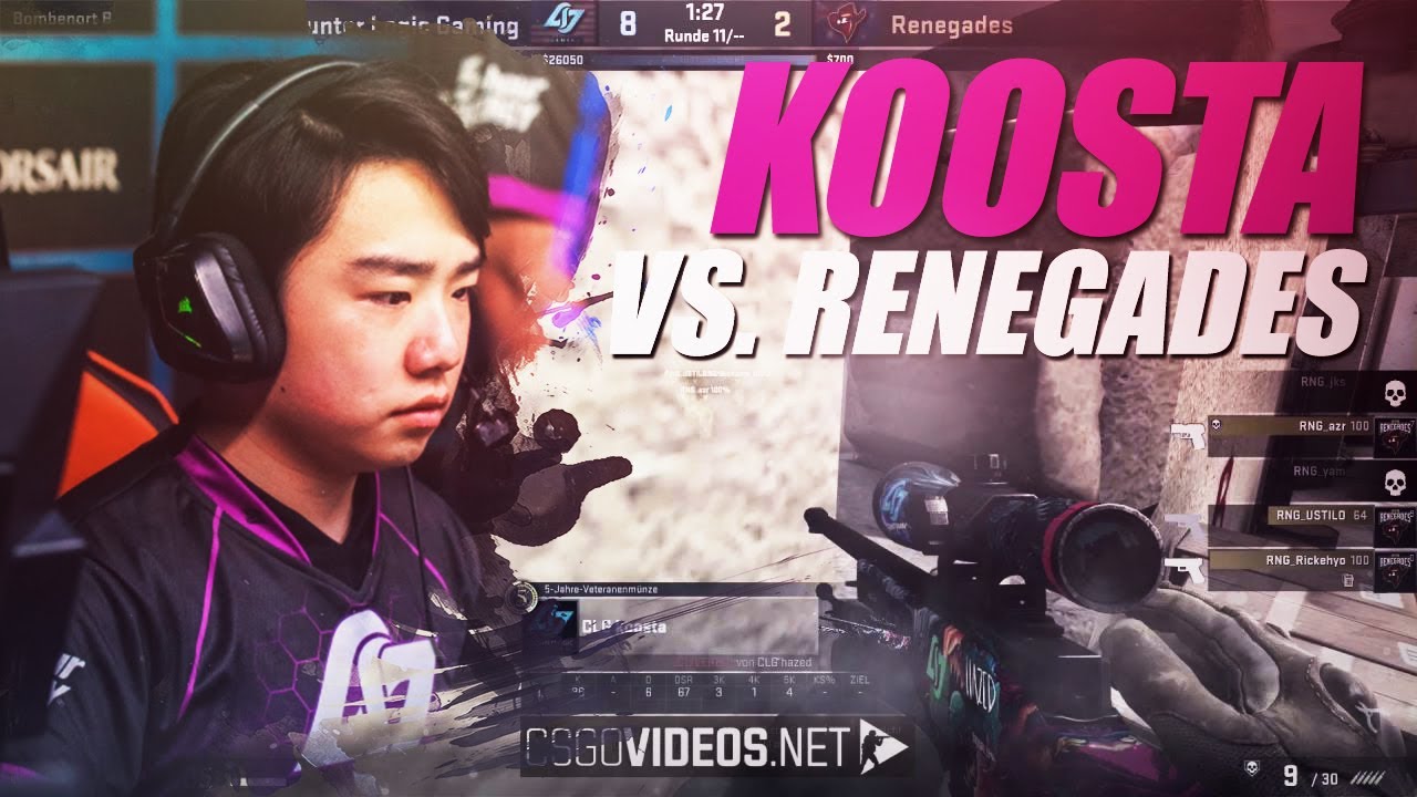 koosta vs. Renegades - Sick AWP 4K | CS:GO