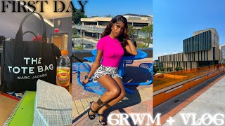 GRWM+VLOG : First Day Of School | *HBCU edition* Morgan State