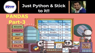 Pandas Tutorial Part-3 | PyCSR | Learn Python Online with Pankaj Soni