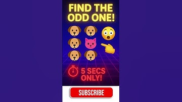 Only 1% Find the Odd One in 5 Seconds!  | Viral Brain Puzzle Challenge